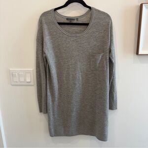 Vince Heather Gray Knit Long Top